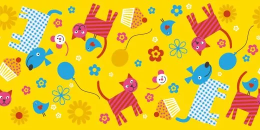Tischläufer, KINDERMOTIV, HAPPY KIDS, 40cm x 24m, 4 Rollen 59865