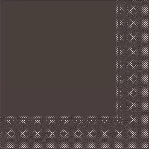 40er Tissue-Serviette, 1/4-FALZ, braun, 600 Stück 87733