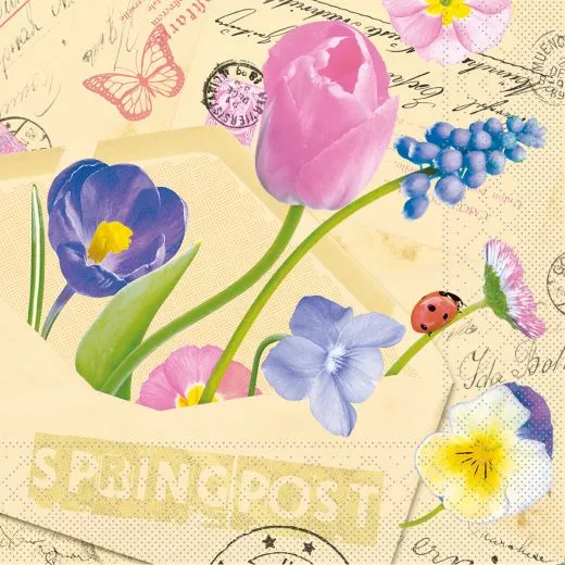40er Tissue-Serviette, SPRINGPOST, 600 Stück 88866