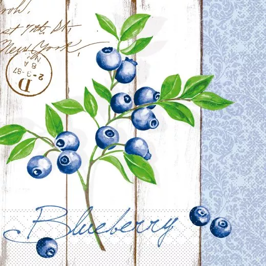 40er Tissue-Serviette, BLAUBEERE, 600 Stück 90328