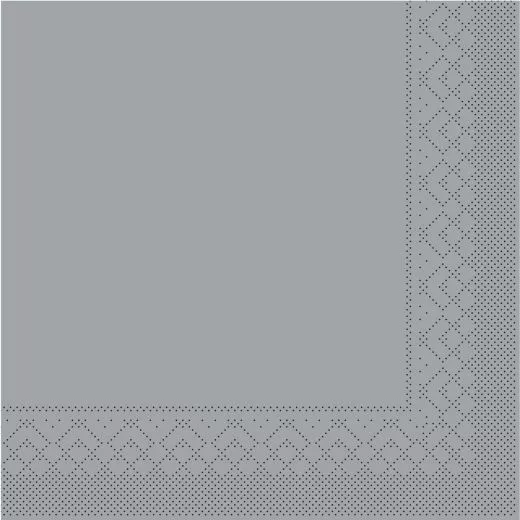 33er Tissue-Serviette, 1/4-FALZ, grau, 600 St. 87686