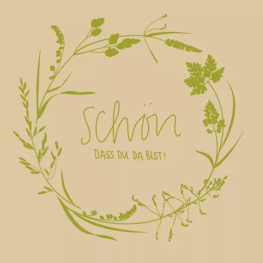 24er Softpoint-Serviette, SCHÖN, DASS DU DA BIST, recycled, 1200 St. 102680