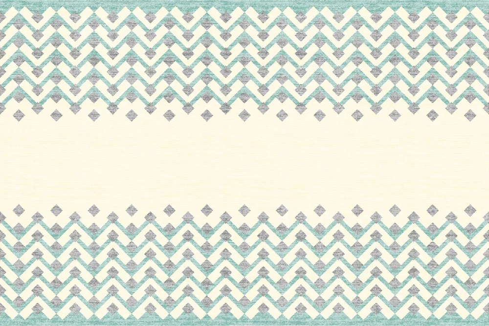 Tischläufer, OSKAR, beige grün schwarz, 40cm x 24m, 4 Rollen, 109823