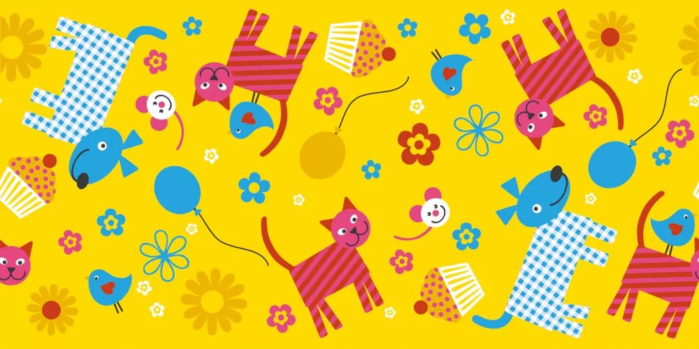 Tischläufer, KINDERMOTIV, HAPPY KIDS, 40cm x 24m, 4 Rollen 59865