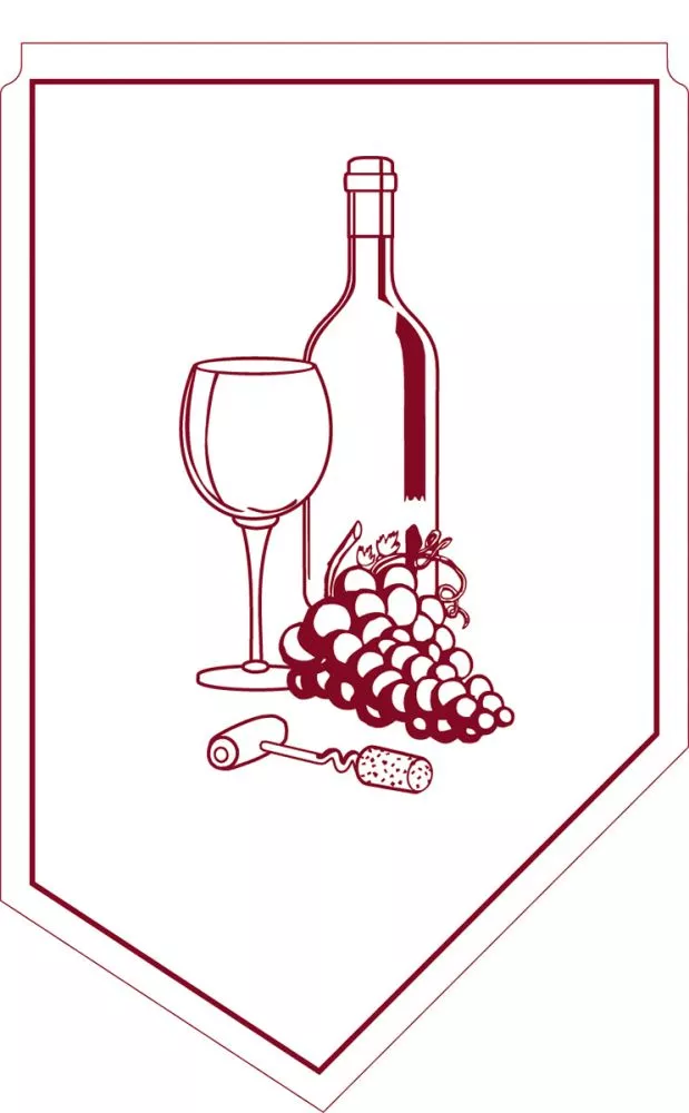 Weinmanschette, bordeaux, 150 Stück 72527