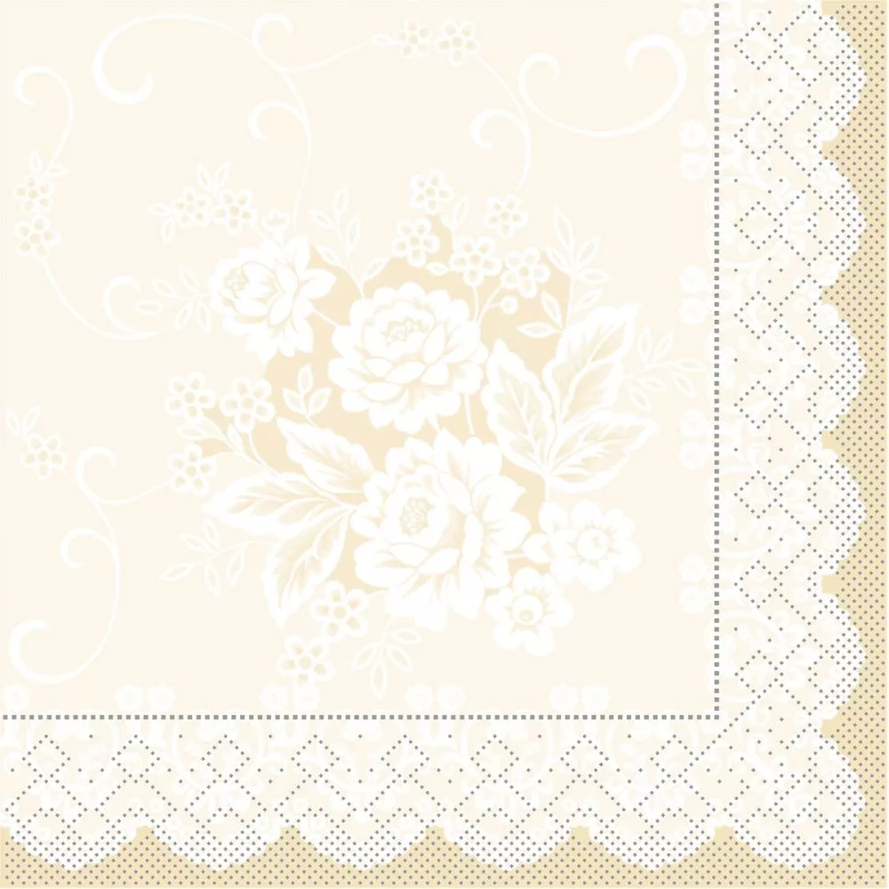33er Tissue-Serviette, FRANZISKA, beige, 600 Stück 88787