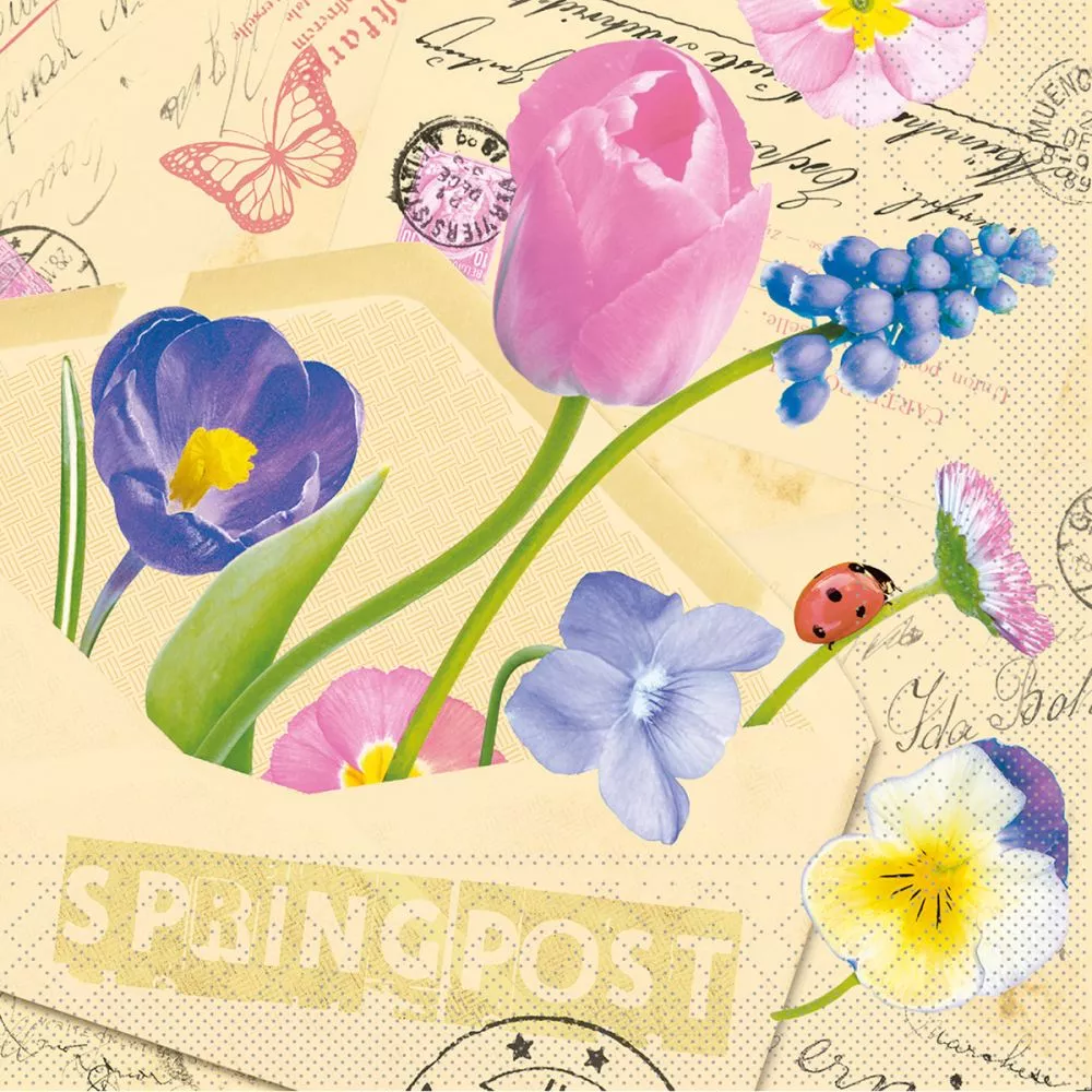 40er Tissue-Serviette, SPRINGPOST, 600 Stück 88866