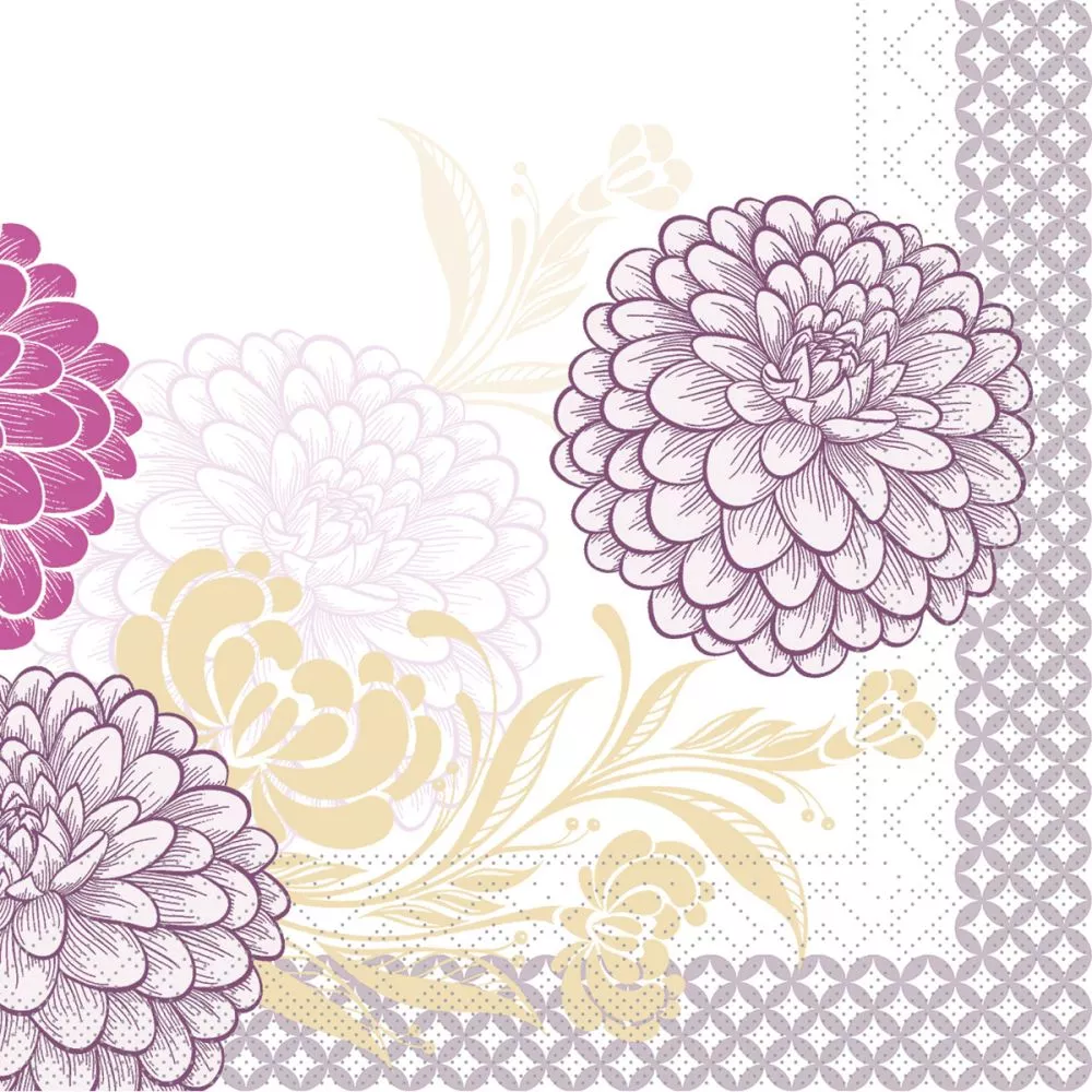 40er Tissue-Serviette, CLARISSA, violett, 600 Stück 89358