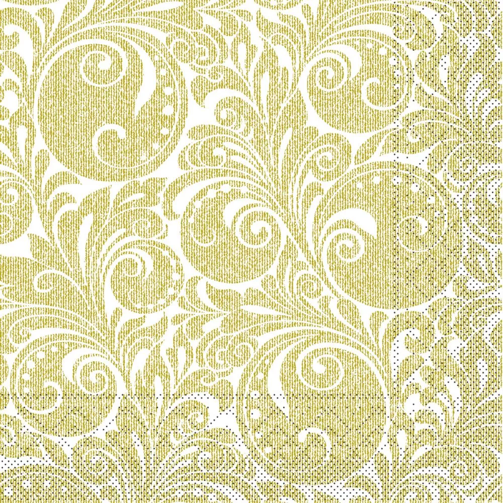 40er Tissue-Serviette, JORDAN, gold, 600 Stück 90325