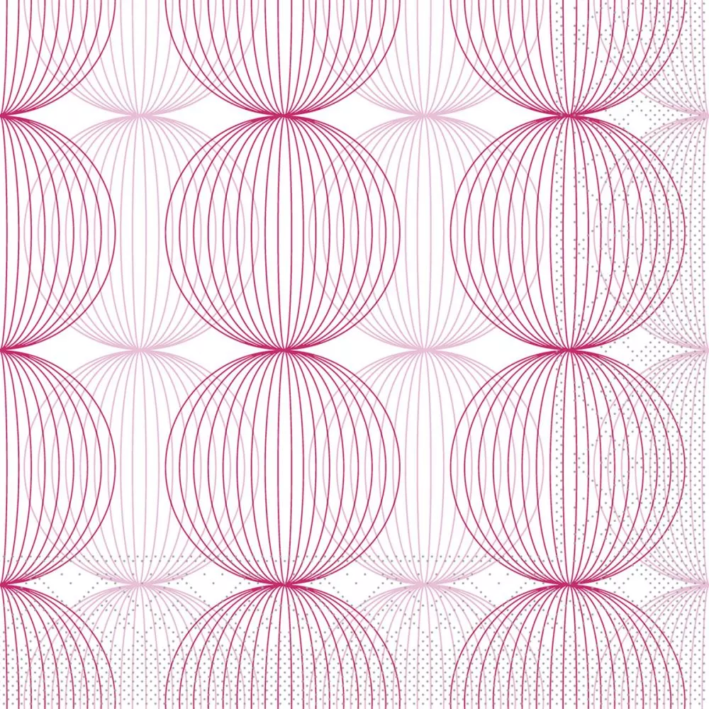 40er Tissue-Serviette, LUDO, altrosa-bordeaux, 600 Stück 96262
