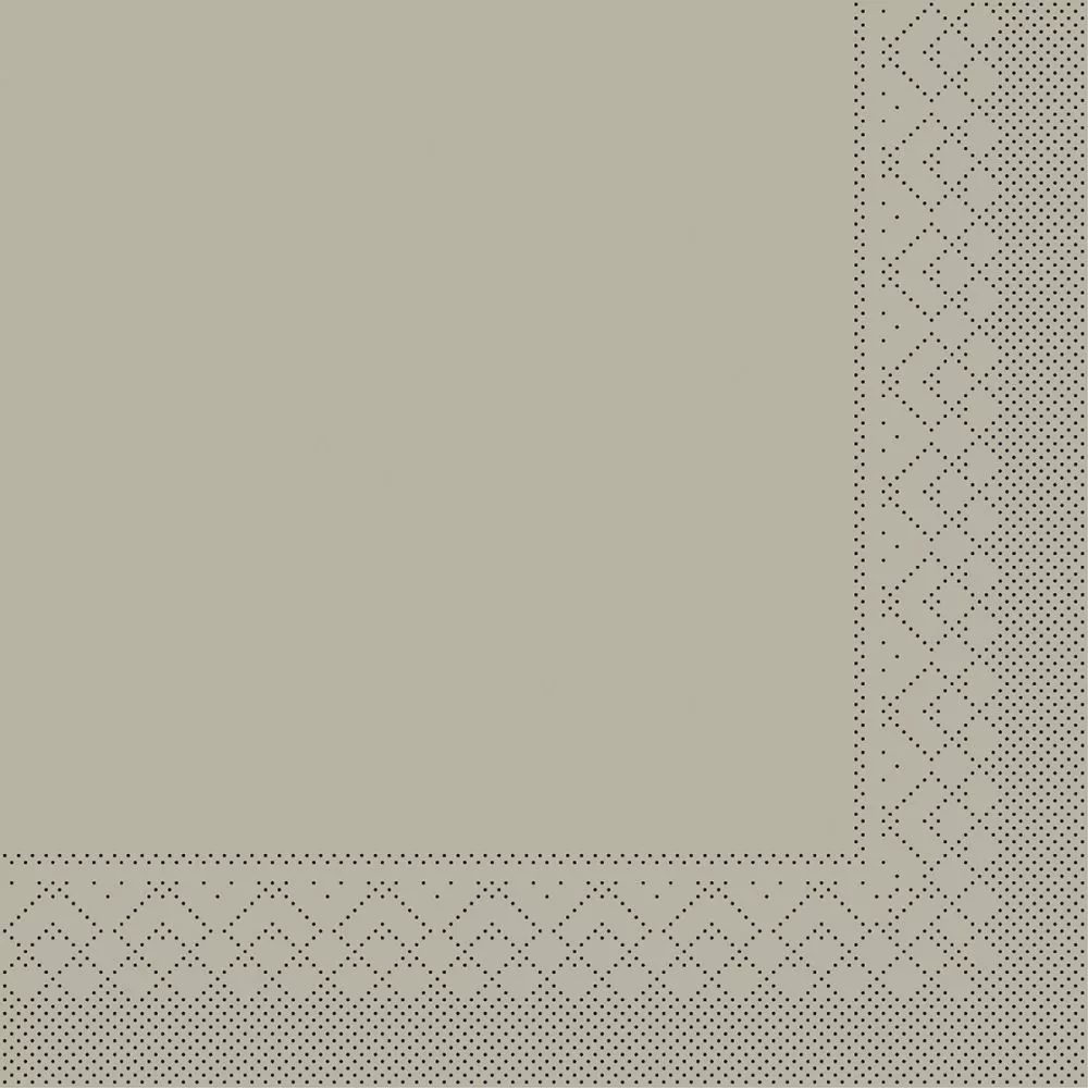 40er Tissue-Serviette, 1/4-FALZ, beige grey, 600 Stück 96448