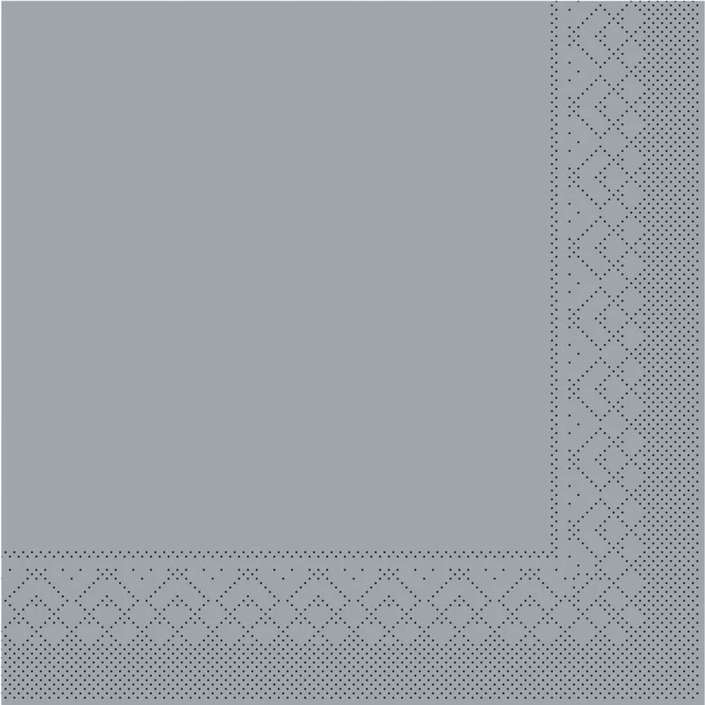 33er Tissue-Serviette, 1/4-FALZ, grau, 600 St. 87686