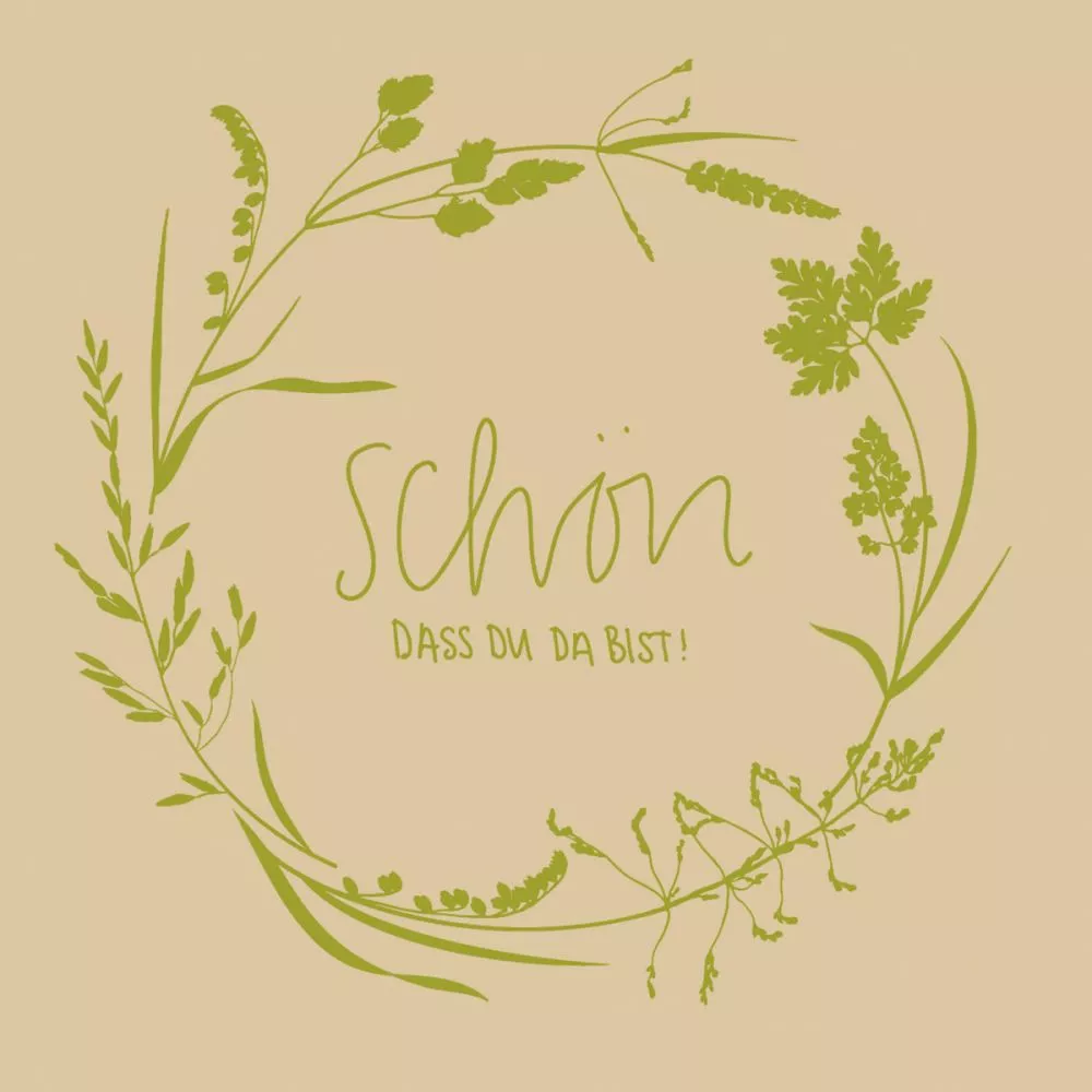 24er Softpoint-Serviette, SCHÖN, DASS DU DA BIST, recycled, 1200 St. 102680