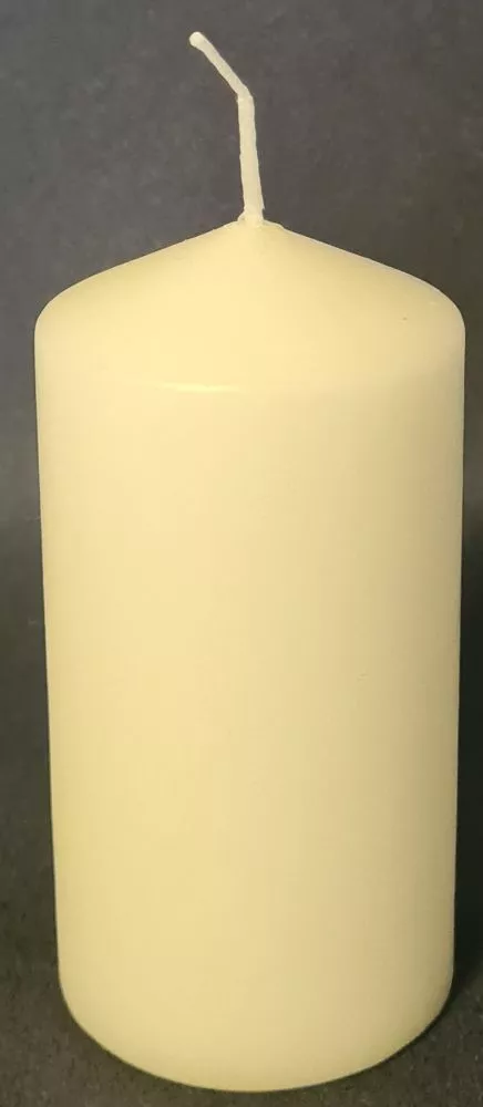 GC Stumpenkerzen, 120 x 60 mm, champagner, 12 Stück